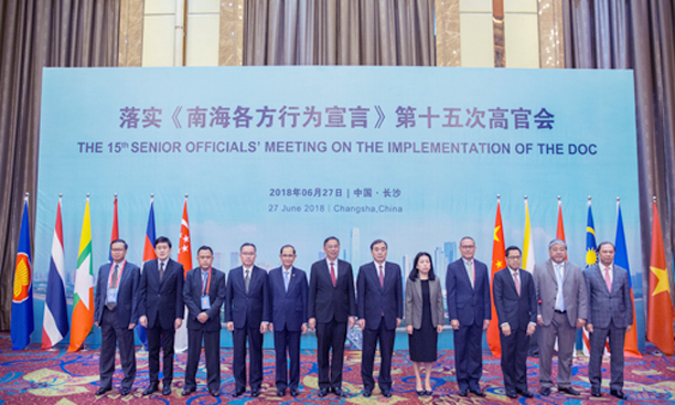 Việt Nam nêu quan ngại về tình hình trên thực địa khi cùng ASEAN họp về Tuyên bố ứng xử DOC với Trung Quốc. 