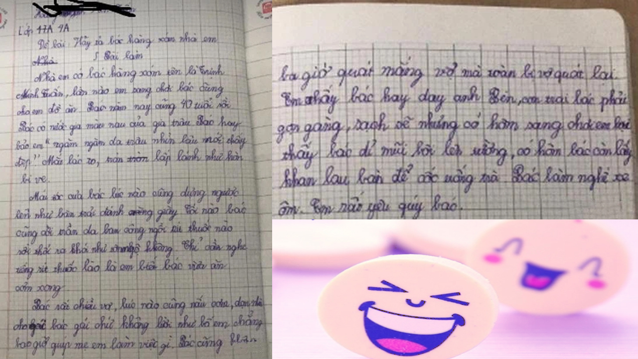 Bác rất chiều vợ, lúc nào cũng nấu cơm, dọn nhà cho bác gái chứ không lười như bố em chẳng bao giờ giúp mẹ làm việc gì. Bác cũng không bao giờ quát mắng vợ mà toàn bị vợ quát lại. 